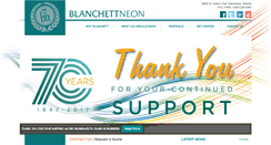 Desktop Screenshot of blanchettneon.com